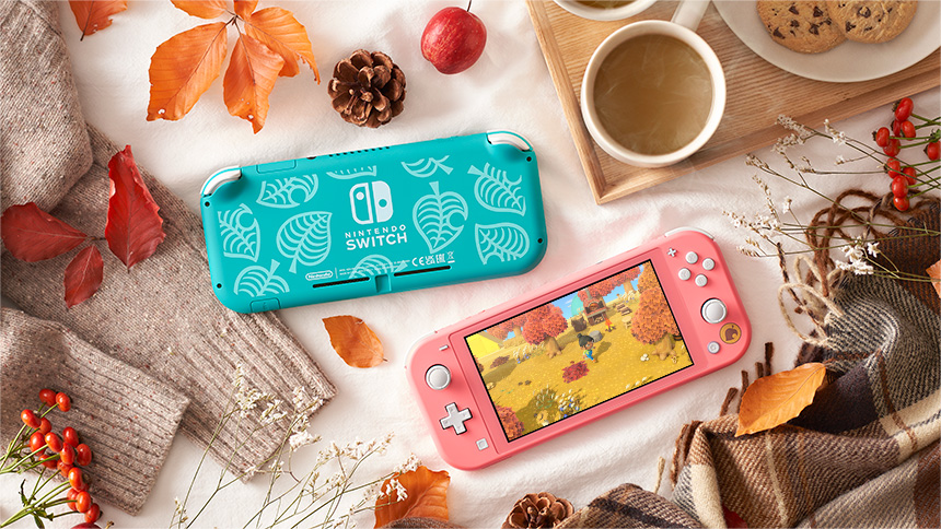 Console Nintendo Switch Lite Edition Animal Crossing - Turquoise - Nintendo  Switch Lite
