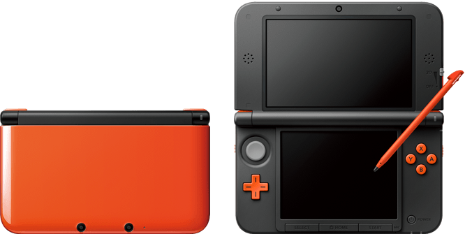 ニンテンドー 3DS LL オレンジ　ブラック￼ニンテンドー3DS/2DS