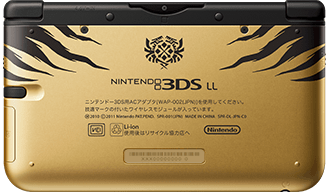 【美品】 ニンテンドー 3DS LL ラージャンゴールド 箱付き