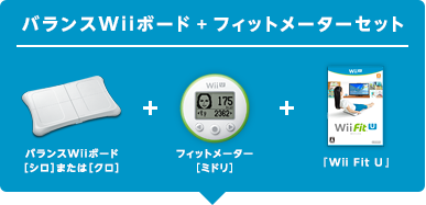 Wii U本体＋Wii Fit U フィットメータ＋バランスWiiボード