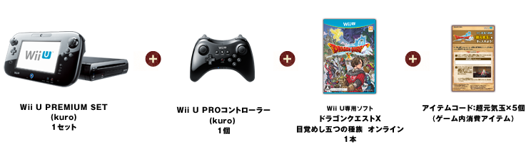 ドラゴンクエストX 目覚めし5つの種族 オンライン Wii Uプレミアムセット